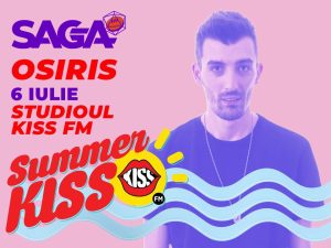 DJ OSIRIS - Live la Festivalul SAGA in Studioul KissFM Summer Kiss